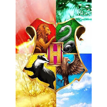 Load image into Gallery viewer, Harry Potter Badge 30*40CM(Canvas) Full Round Drill Diamond Painting
