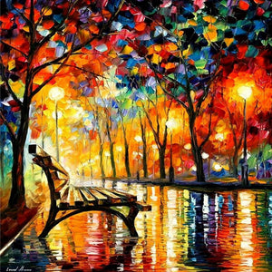 Dream Street 40*50CM(Canvas) Full Round Drill Diamond Painting
