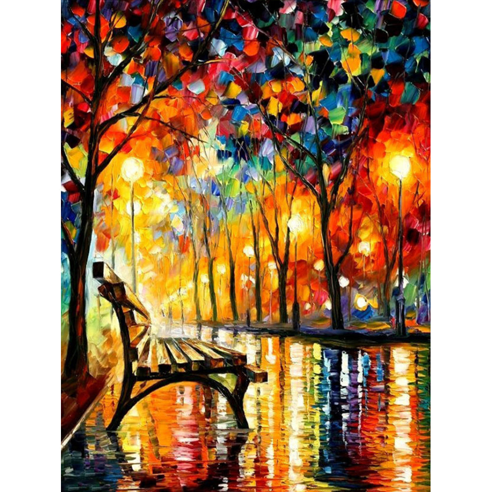 Dream Street 40*50CM(Canvas) Full Round Drill Diamond Painting