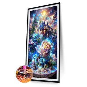 Rose Manor 40*70CM(Canvas) Full Round Drill Diamond Painting