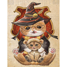 Load image into Gallery viewer, Harry Potter School Kittens 30*40CM(Canvas) Full Round Drill Diamond Painting
