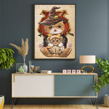 Load image into Gallery viewer, Harry Potter School Kittens 30*40CM(Canvas) Full Round Drill Diamond Painting
