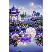 Load image into Gallery viewer, Garden Villa 40*60CM(Canvas) Full Round Drill Diamond Painting
