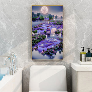 Garden Villa 40*60CM(Canvas) Full Round Drill Diamond Painting