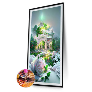 Garden Villa 40*60CM(Canvas) Full Round Drill Diamond Painting