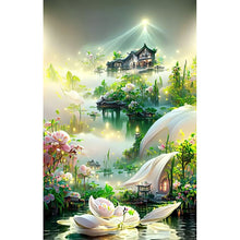 Load image into Gallery viewer, Garden Villa 40*60CM(Canvas) Full Round Drill Diamond Painting
