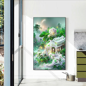 Garden Villa 40*60CM(Canvas) Full Round Drill Diamond Painting