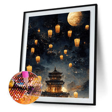 Load image into Gallery viewer, Castle In The Sky 30*40CM(Canvas) Full Round Drill Diamond Painting
