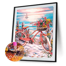 Load image into Gallery viewer, Beach Bike 30*40CM(Canvas) Full Round Drill Diamond Painting
