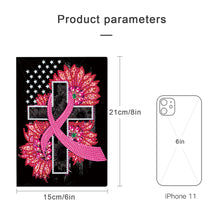 Load image into Gallery viewer, 5D DIY A5 50 Pages Partial Special Shaped Drill Notebook Cross for Kids (WXB158)
