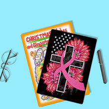 Load image into Gallery viewer, 5D DIY A5 50 Pages Partial Special Shaped Drill Notebook Cross for Kids (WXB158)
