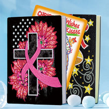 Load image into Gallery viewer, 5D DIY A5 50 Pages Partial Special Shaped Drill Notebook Cross for Kids (WXB158)

