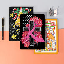 Load image into Gallery viewer, 5D DIY A5 50 Pages Partial Special Shaped Drill Notebook Cross for Kids (WXB158)
