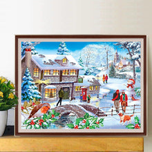 Load image into Gallery viewer, Christmas Village 40*30CM(Canvas) Full Round Drill Diamond Painting
