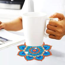 Load image into Gallery viewer, Datura DIY Diamonds Painting Coaster Woodiness with Rack Cup Pad Decor (BD008)
