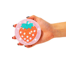 Load image into Gallery viewer, Cartoon Fruit Diamonds Painting Coaster Woodiness with Rack Home Decor (BD010)
