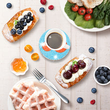 Load image into Gallery viewer, Cartoon Fruit Diamonds Painting Coaster Woodiness with Rack Home Decor (BD010)
