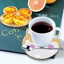 Load image into Gallery viewer, Animals Diamonds Painting Coaster Woodiness with Rack Cup Pad Home Decor (BD011)
