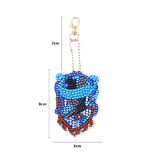 Load image into Gallery viewer, 5pcs Diamonds Painting Keychains Art Crafts DIY Mosaic Key Ring for Kids Gift
