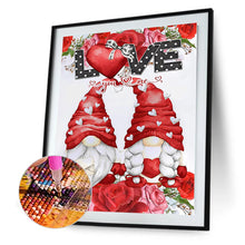 Load image into Gallery viewer, Valentine Gnome 30*40CM(Canvas) Full Round Drill Diamond Painting
