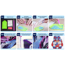 Load image into Gallery viewer, Goblin DIY Diamonds Painting Keychain Crystal Mosaic Keyring Crafts Gift (YS093)
