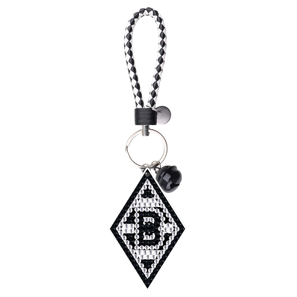 Menchengladbach Football Badge DIY Diamonds Painting Keychain Art Craft (YS128)