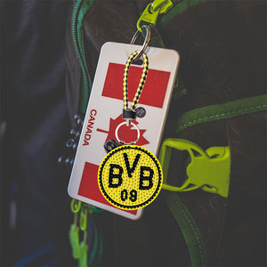 Dortmund Football Badge DIY Diamonds Painting Keychain Art Crafts Gift (YS130)