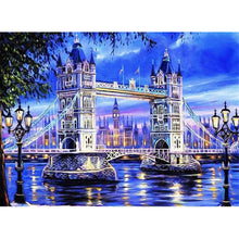 Load image into Gallery viewer, Tower Bridge 50*40CM(Canvas) Full Round Drill Diamond Painting
