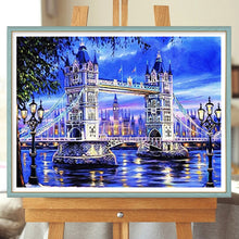 Load image into Gallery viewer, Tower Bridge 50*40CM(Canvas) Full Round Drill Diamond Painting
