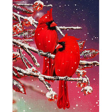 Load image into Gallery viewer, Cardinal 30*40CM(Canvas) Full Round Drill Diamond Painting
