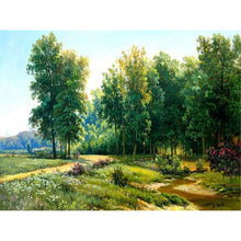 Load image into Gallery viewer, Green Woods 40*30CM(Canvas) Full Round Drill Diamond Painting
