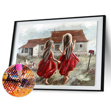 Load image into Gallery viewer, Play Children 40*30CM(Canvas) Full Round Drill Diamond Painting
