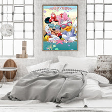 Load image into Gallery viewer, Mickey Mouse And Donald Duck 30*40CM(Canvas) Full Round Drill Diamond Painting
