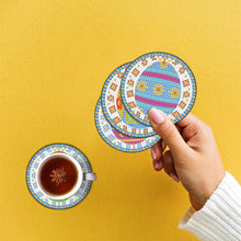 Load image into Gallery viewer, DIY Wood Coasters Set Easter Egg (BD606 6pcs 1Storage Rack Without cork mat)
