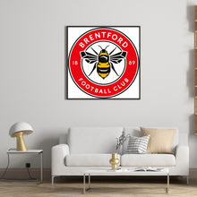 Load image into Gallery viewer, Brentford Football Club 30*30CM(Canvas) Full Round Drill Diamond Painting
