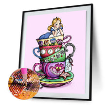 Load image into Gallery viewer, Disney Princess In Cup 30*40CM(Canvas) Full Round Drill Diamond Painting
