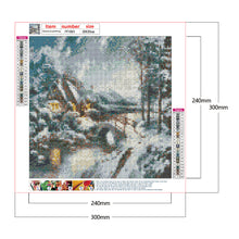 Load image into Gallery viewer, Snow House 30*30CM(Canvas) Full Square Drill Diamond Painting
