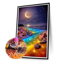 Load image into Gallery viewer, Colorful River Under The Crescent Moon 40*70CM(Canvas) Full Square Drill Diamond Painting
