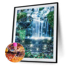 Load image into Gallery viewer, Forest Waterfall 30*40CM(Canvas) Full Square Drill Diamond Painting
