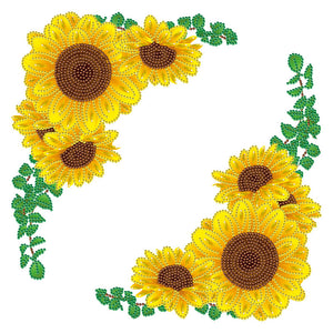 Sunflower DIY Diamonds Painting Sticker Art Crafts Mosaic Paster for Child Gift