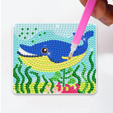 Load image into Gallery viewer, 6pcs/set DIY Diamonds Painting Coaster Acrylic Cartoon Cup Mat Art Decor (BD406)
