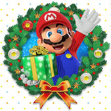 Load image into Gallery viewer, Mario Cartoon Ring 30*30CM(Canvas) Partial Special Shaped Drill Diamond Painting
