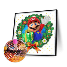 Load image into Gallery viewer, Mario Cartoon Ring 30*30CM(Canvas) Partial Special Shaped Drill Diamond Painting
