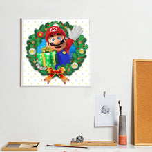Load image into Gallery viewer, Mario Cartoon Ring 30*30CM(Canvas) Partial Special Shaped Drill Diamond Painting
