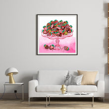 Load image into Gallery viewer, Chocolate Dessert With Strawberries 30*30CM(Canvas) Partial Special Shaped Drill Diamond Painting
