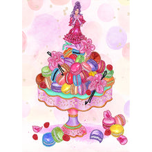 Load image into Gallery viewer, Macaron 30*40CM(Canvas) Partial Special Shaped Drill Diamond Painting
