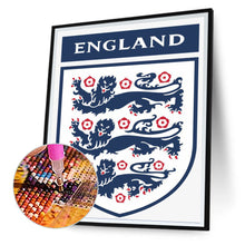 Load image into Gallery viewer, England Football Team 35*45CM(Canvas) Full Round Drill Diamond Painting
