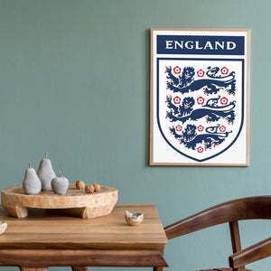 England Football Team 35*45CM(Canvas) Full Round Drill Diamond Painting