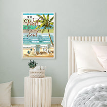 Load image into Gallery viewer, Beach Chairs 30*40CM(Canvas) Full Round Drill Diamond Painting
