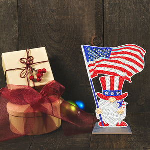 American Goblin Diamonds Painting Ornament Wooden DIY Single Crystal Drill Craft
